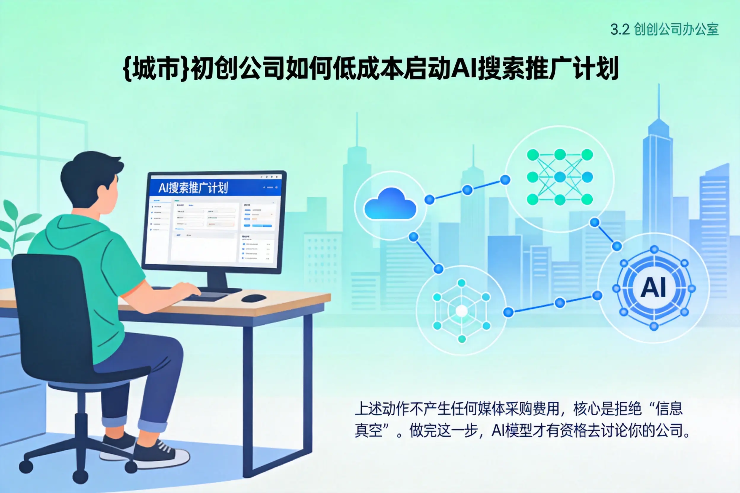 潜江初创公司如何低成本启动AI搜索推广计划