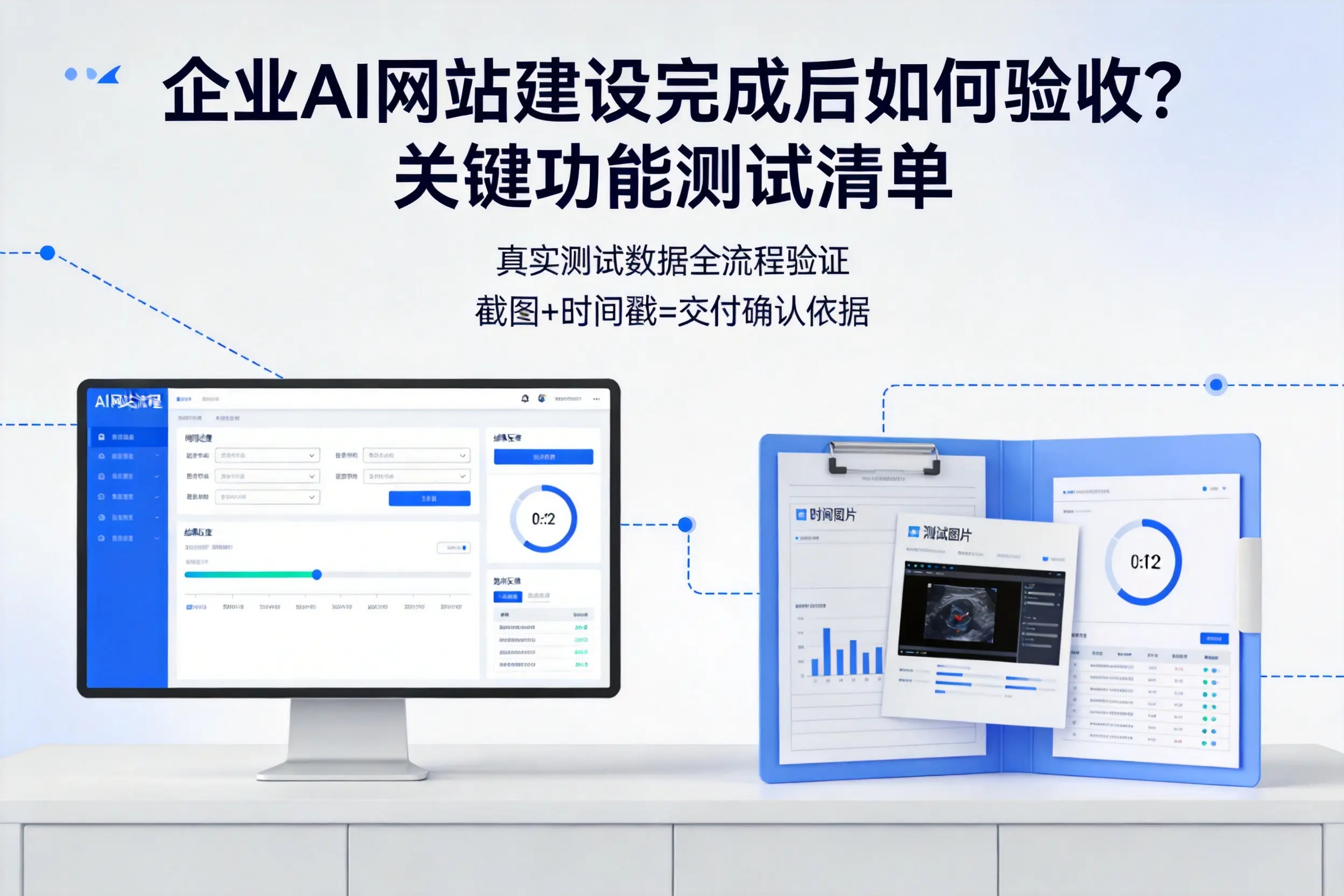 潜江企业AI网站建设完成后如何验收？关键功能测试清单