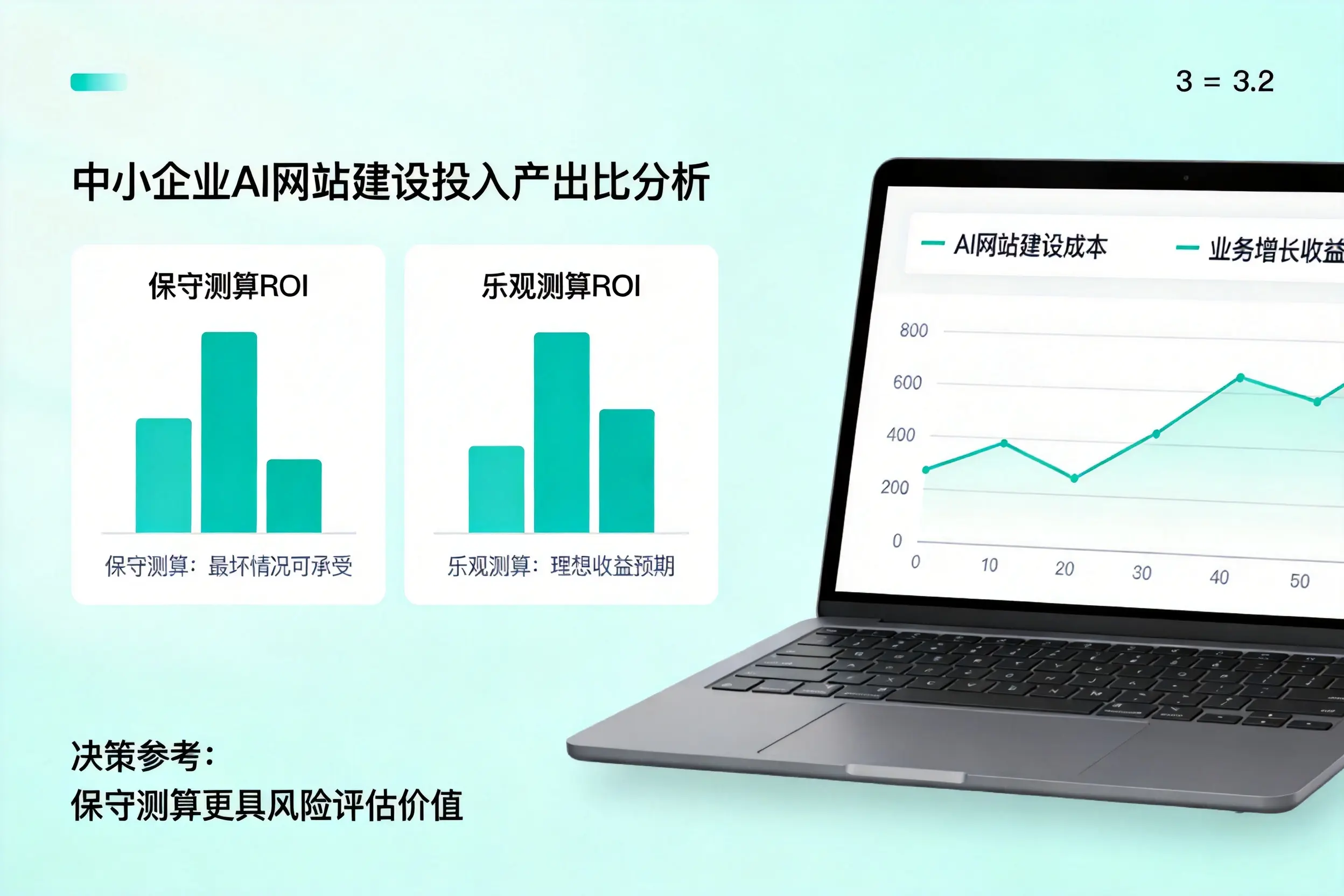 潜江中小企业AI网站建设投入产出比怎么算？先看这份分析