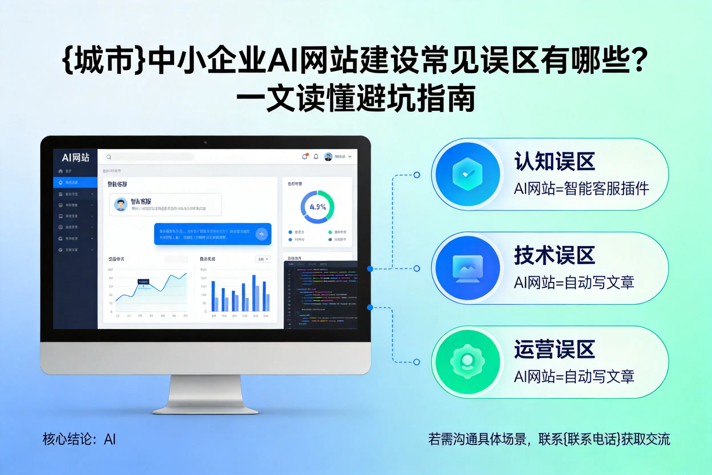 潜江中小企业AI网站建设常见误区有哪些？一文读懂避坑指南