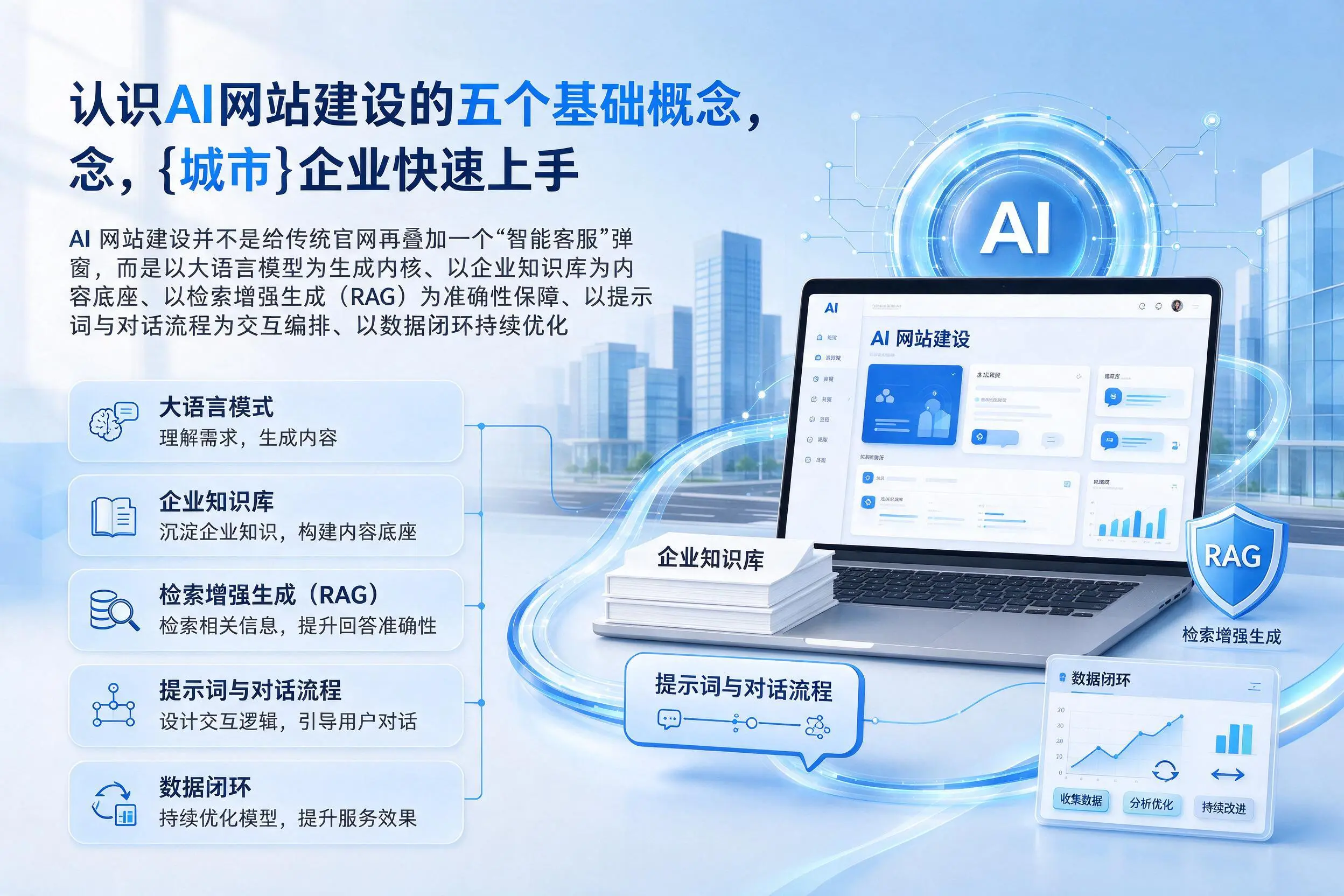 认识AI网站建设的五个基础概念，潜江企业快速上手
