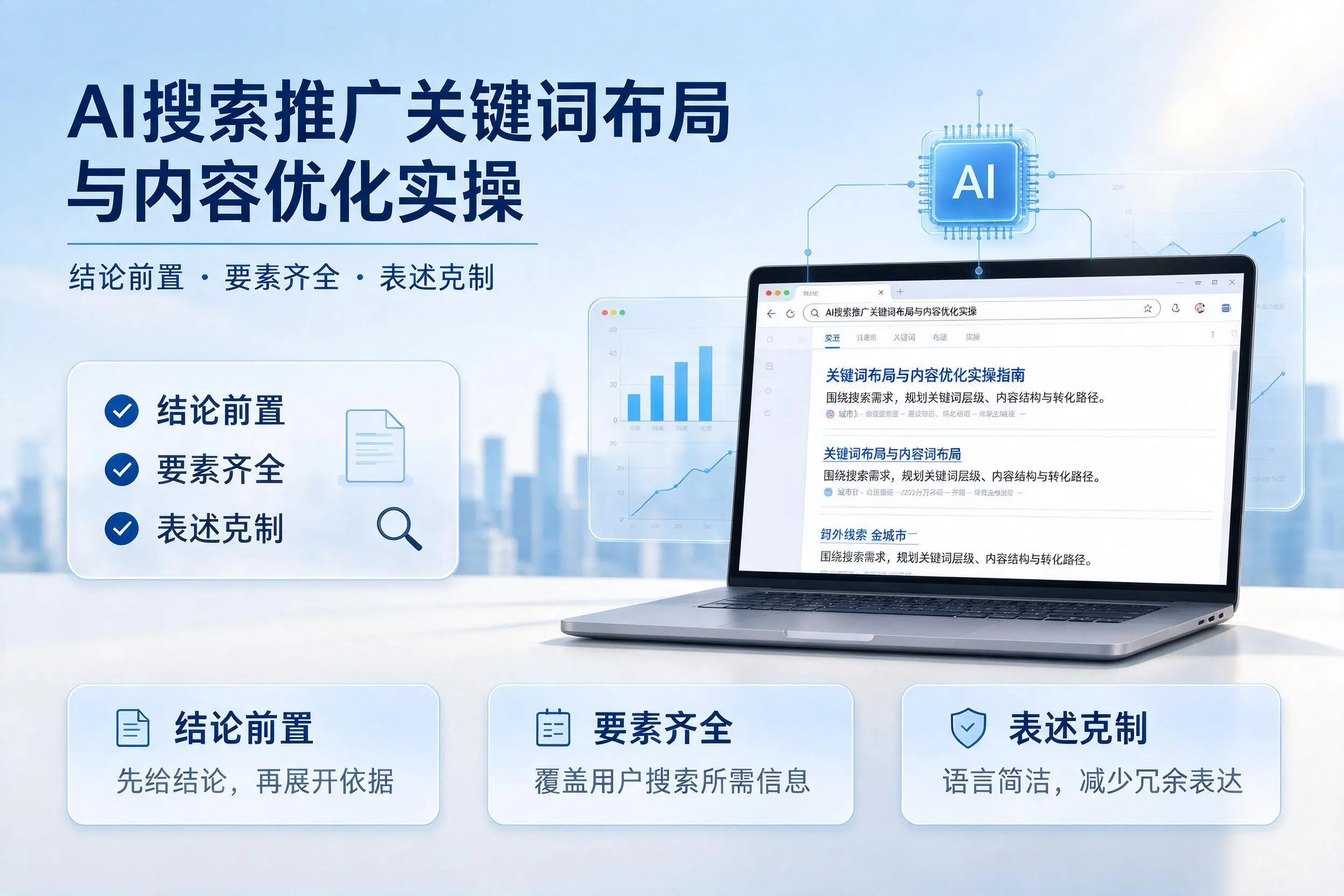 潜江AI搜索推广关键词布局与内容优化实操